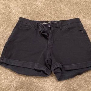 Universal Thread Cuffed Black Shorts